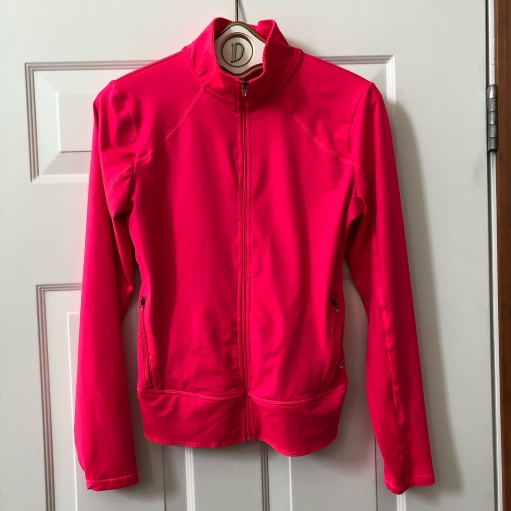 Champion DuoDry Zip Up Jacket w/Thumb Holes & Zipper Pockets - Size M